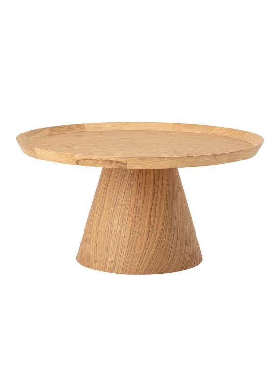 Table d'appoint en bois de chêne 74 cm, Luana