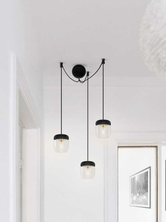 Canopy for trois pendant light, Cannonball Cluster