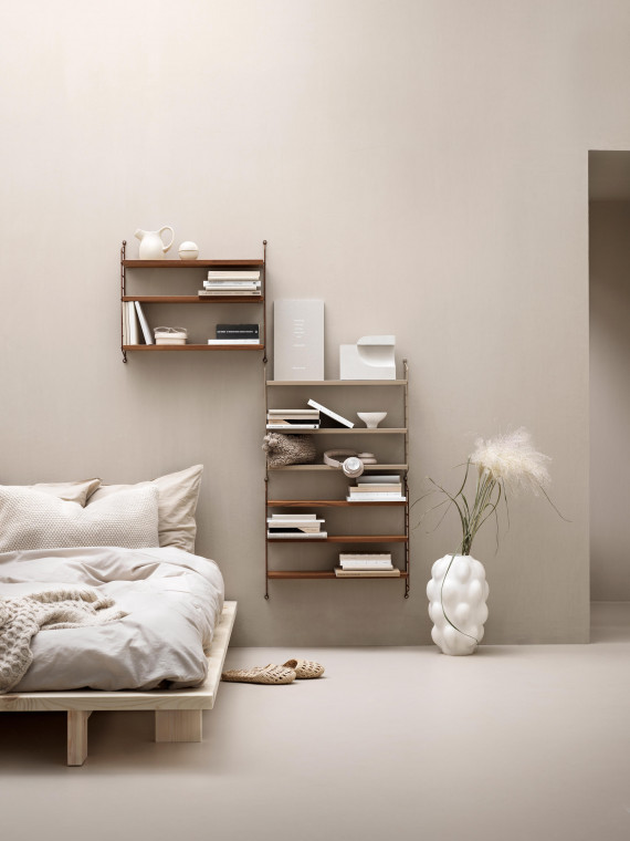 Étagère en métal et en bois, Pocket
