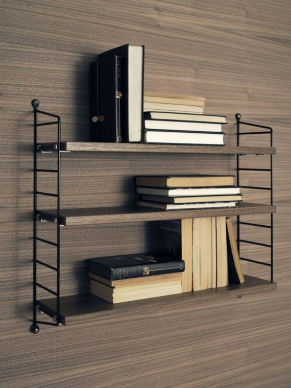 Étagère en métal et en bois, Pocket