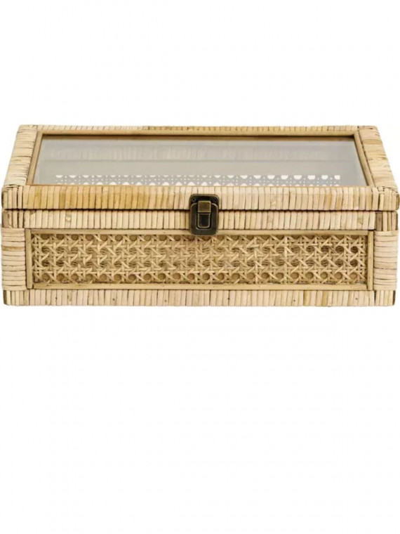 Nordal Boite de rangement en rotin, Elena