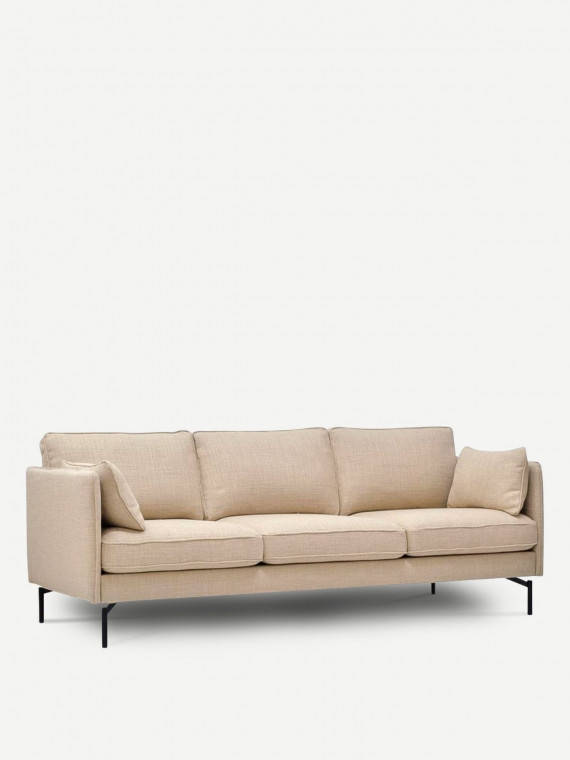 Pols Potten canapé 3 places PP 2 tissu beige