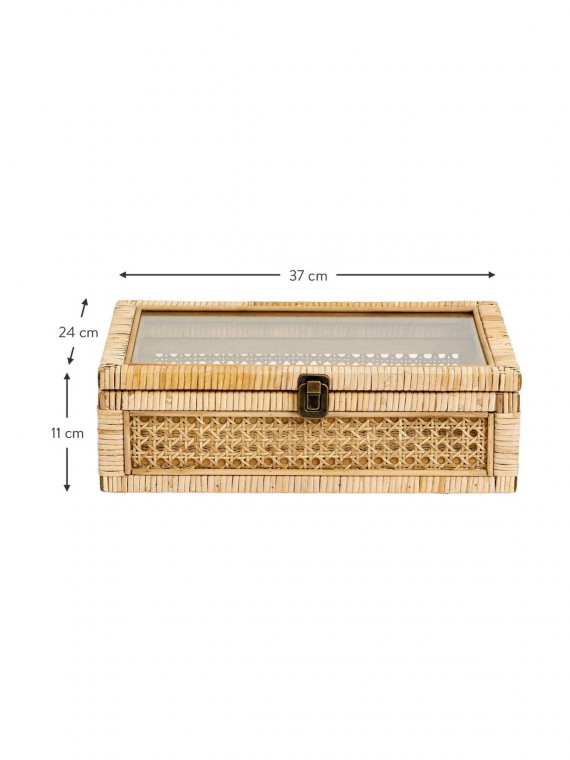 Nordal Boite de rangement en rotin, Elena