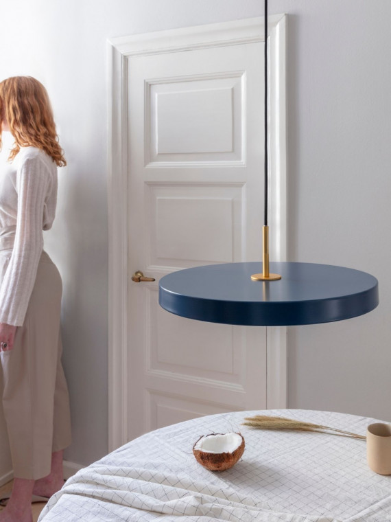 Suspension Umage Asteria 43cm Bleu pétrole