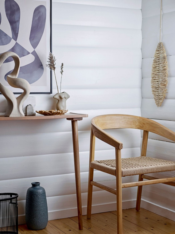 Bloomingville Vitus Dining chair in natural oak and paper cord
