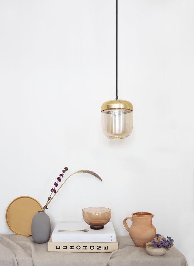 UMAGE - Suspension en verre et en métal, Acorn - MBS Design