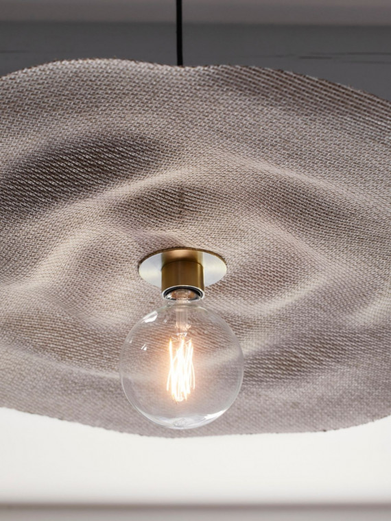 Suspension lumière avec abat-jour en matière Varian, Rivage