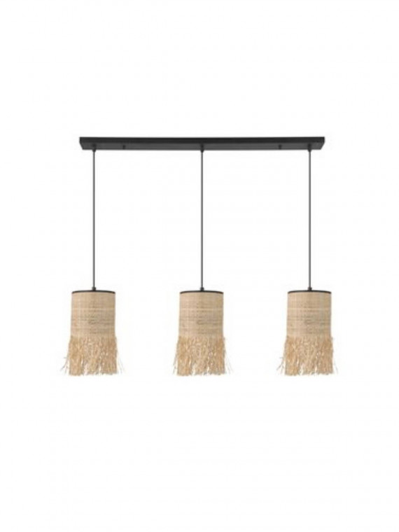 Suspension en raphia et bana, Formentera 3L Market Set