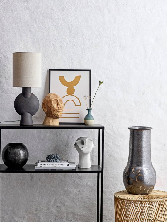 Lampe de table, Brun, Terre cuite, Sergio Bloomingville