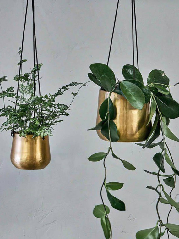 Jardinière suspendue en laiton, Atsu Nkuku