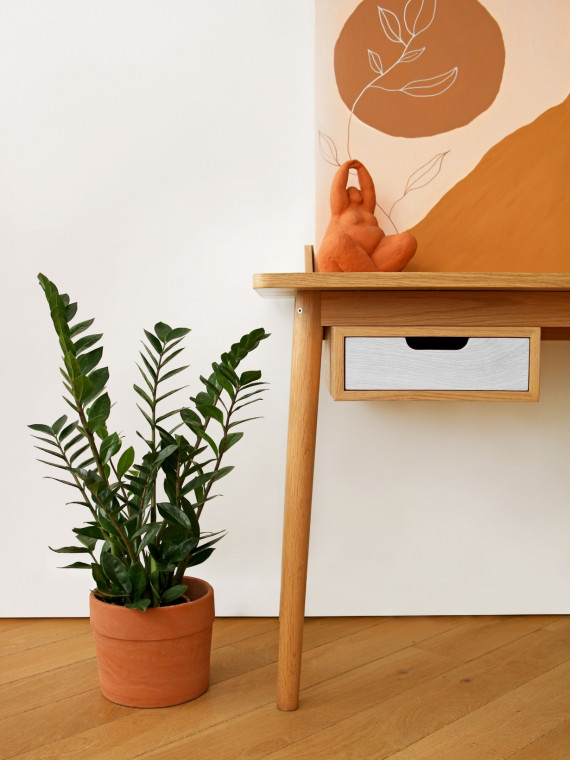 Bureau en chêne, Honoré Hartô