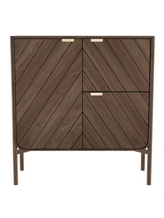 Natural walnut dresser, Marius Hartô