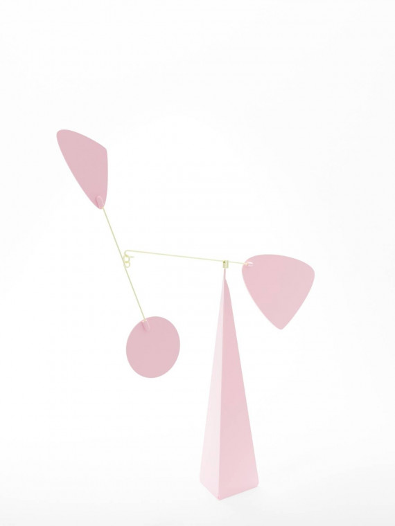 Mobile debout en aluminium rose, Fiji Volta