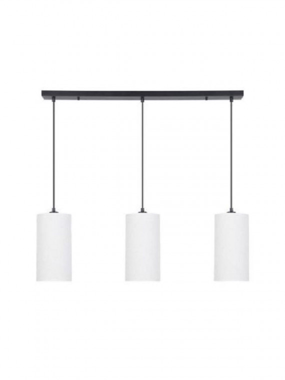 Suspension en métal et tissu 3 lumières Cosiness 3L Market Set