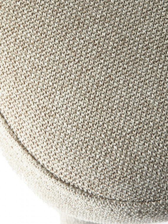 chaise de bar écru en tissu, holy