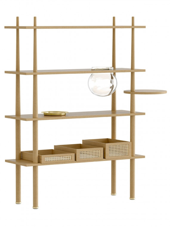 UMAGE - Étagère en bois de chêne, Stories - MBS Design