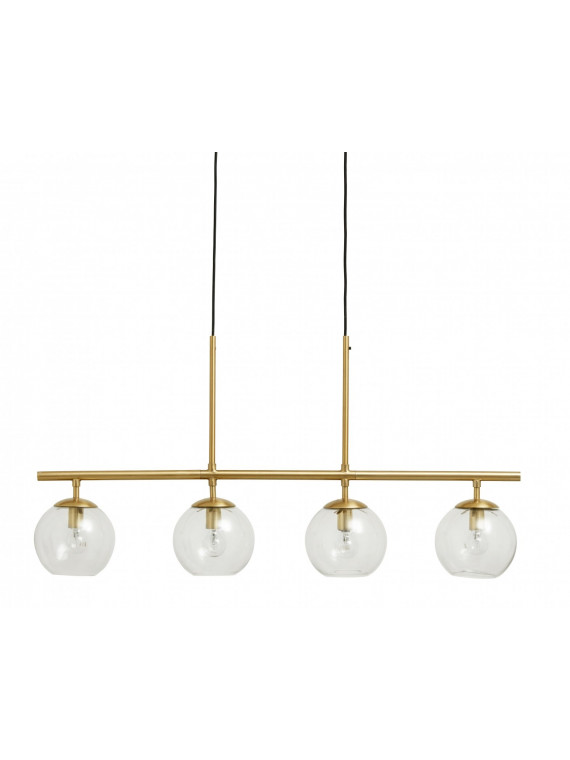 Suspension en laiton 4 globes, Globo